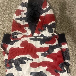 Tommy Hilfiger Red and Black Patterned Jacket